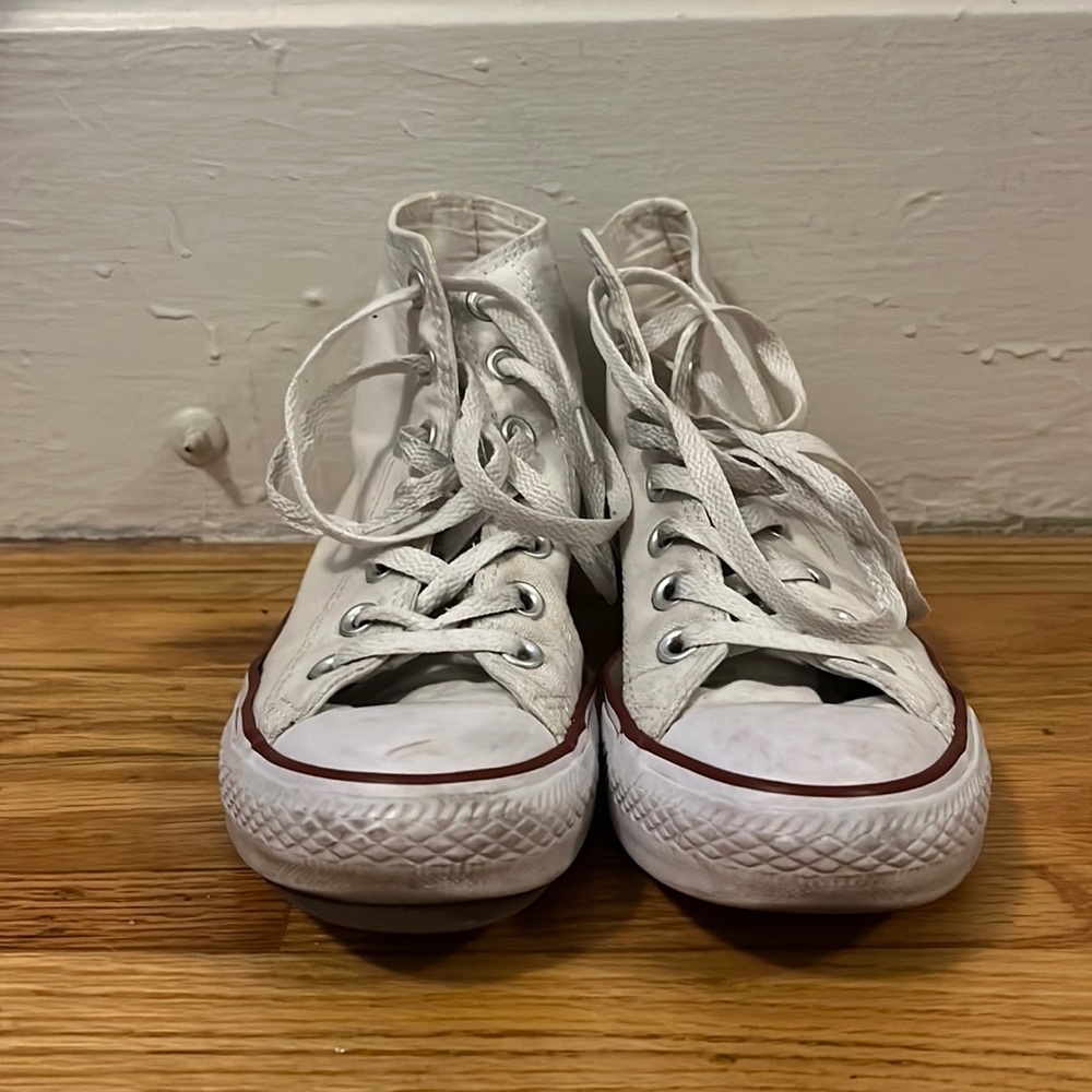 White high top Chuck Taylor’s